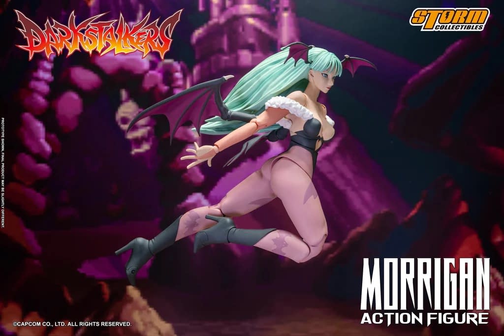 Darkstalkers Succubus Morrigan Joins the Fight with Storm Collectibles