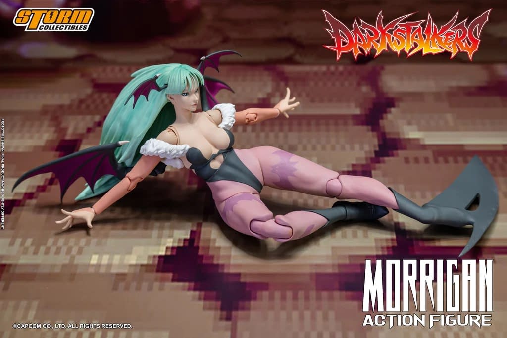 Darkstalkers Succubus Morrigan Joins the Fight with Storm Collectibles