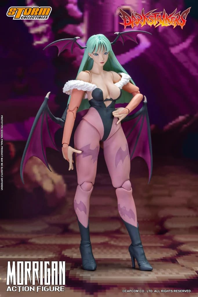 Darkstalkers Succubus Morrigan Joins the Fight with Storm Collectibles