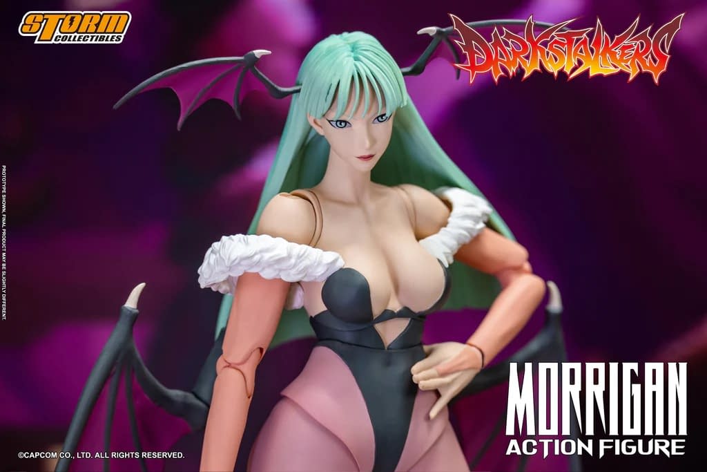 Darkstalkers Succubus Morrigan Joins the Fight with Storm Collectibles