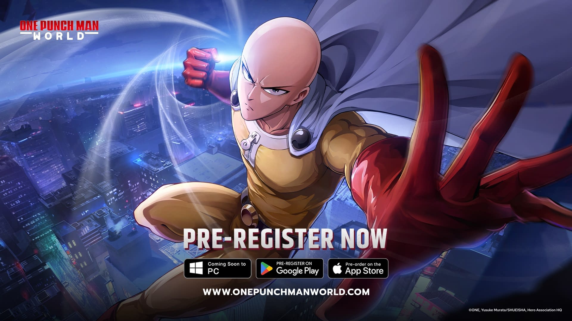 One Punch Man: World Has Opened Up Pre-Registrations