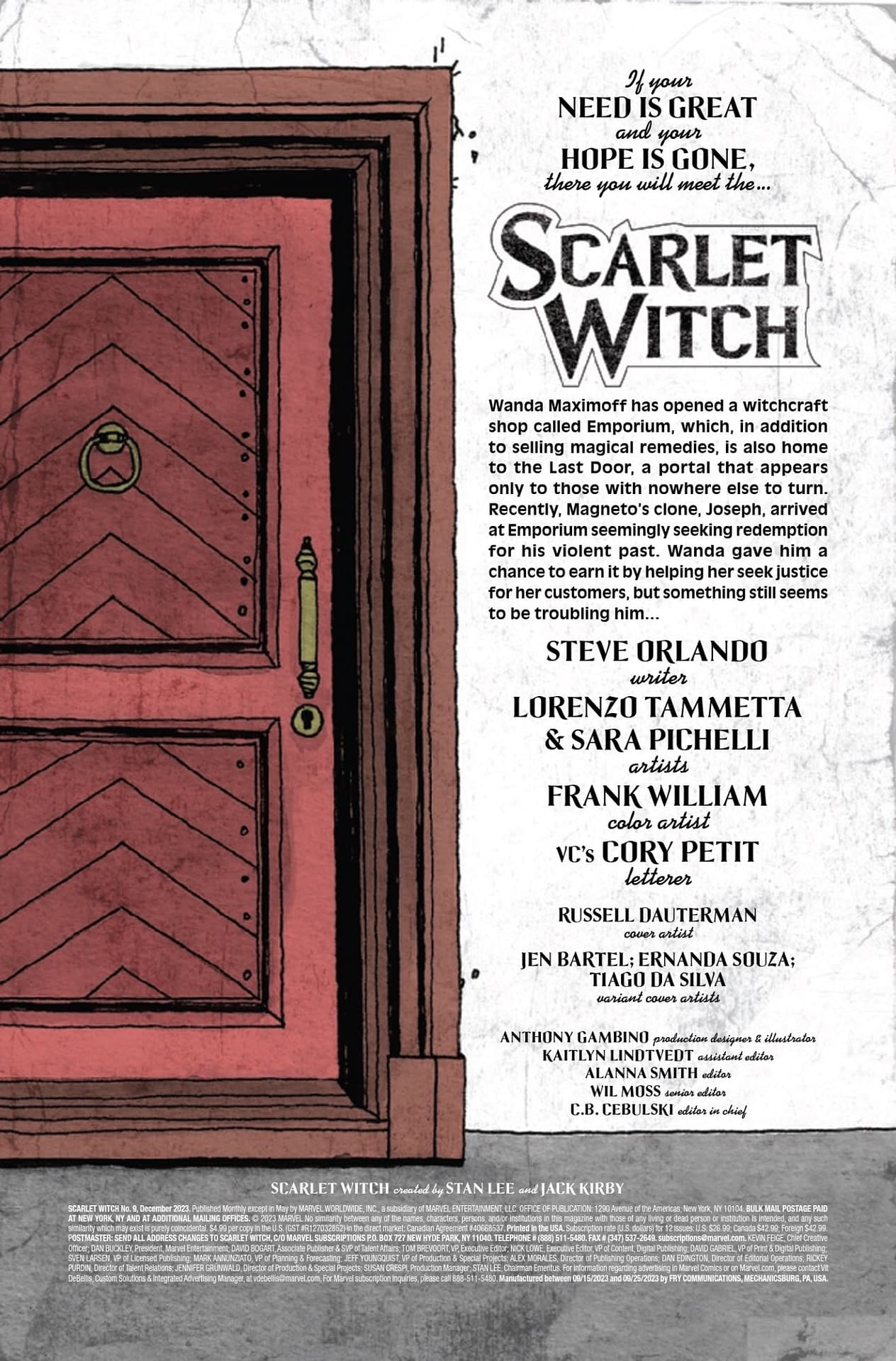 HERO of The HOPELESS! The Scarlet Witch/Wanda Maximoff