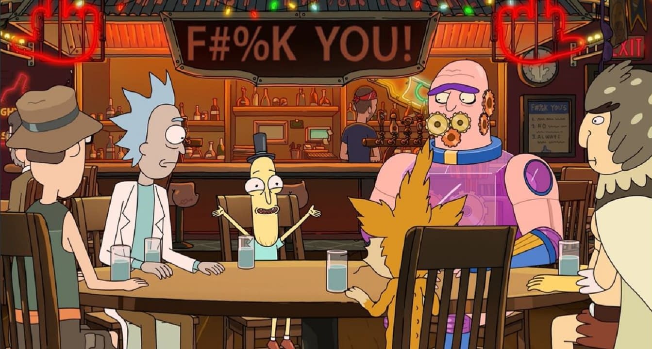 Rick and Morty, S7E7 Cold Open: Wet Kuat Amortican Summer