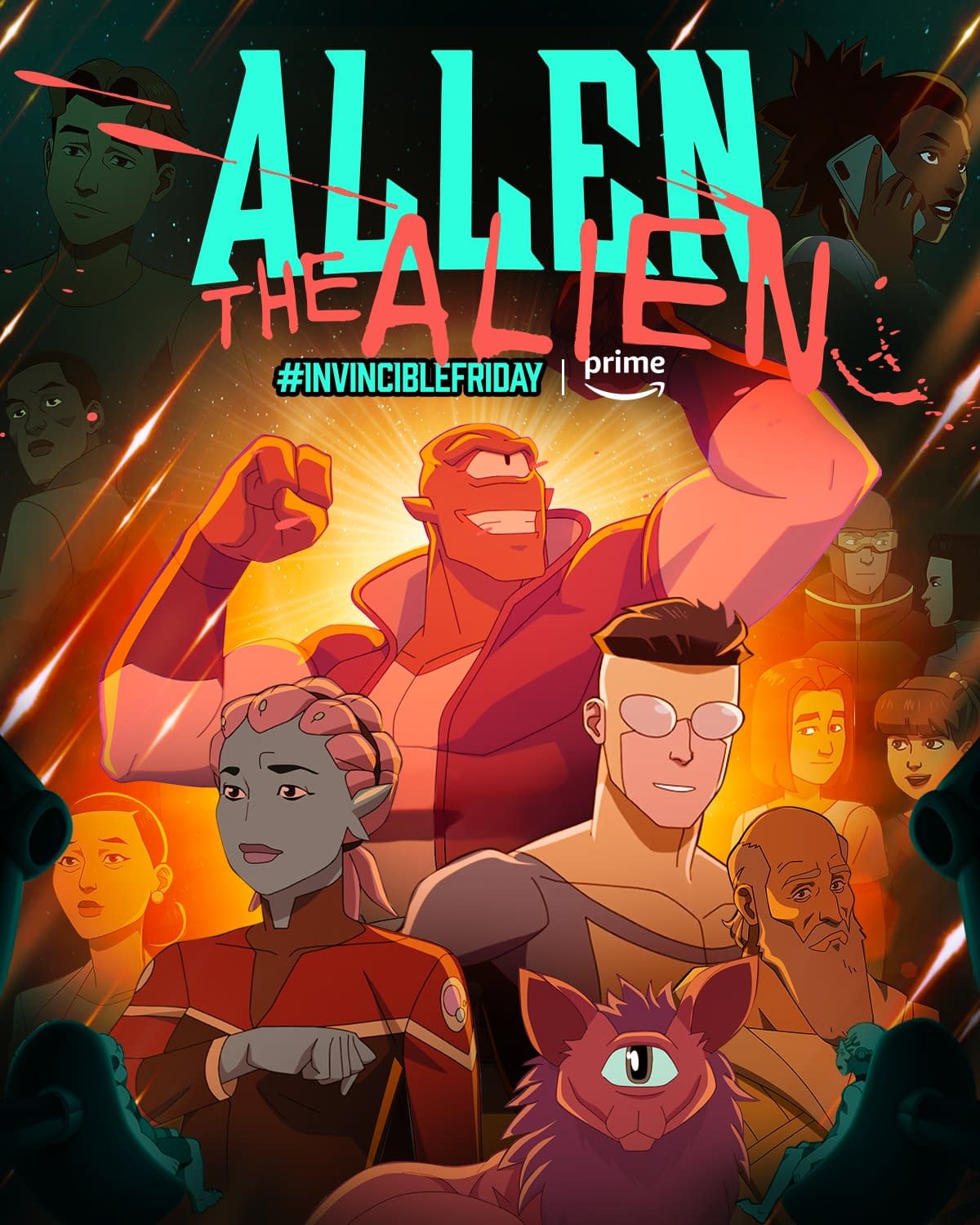 Invincible Season 2 Title Card Update; Allen the Alien Gets Honored