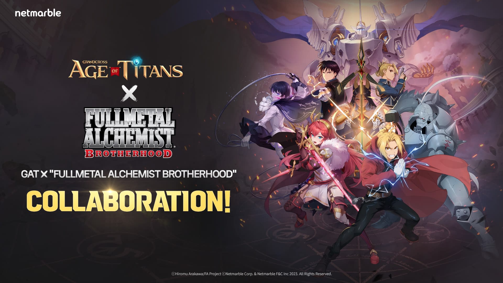 Fullmetal Alchemist Brotherhood Arrives In Grand Cross: Age Of Titans