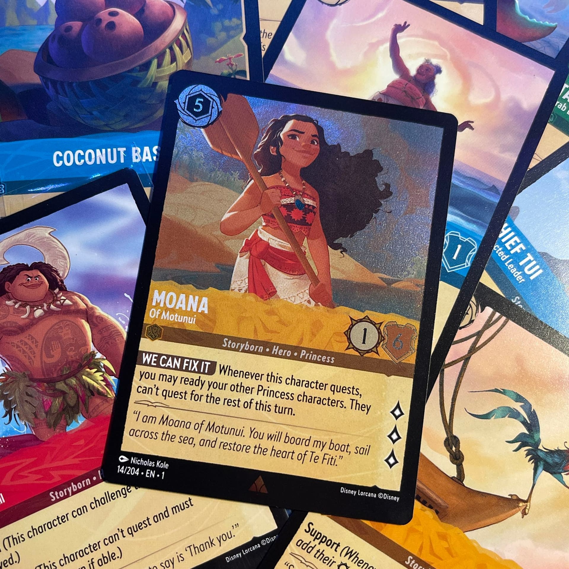 You're Welcome: Maui Joins Disney Lorcana TCG - Exclusive Reveal