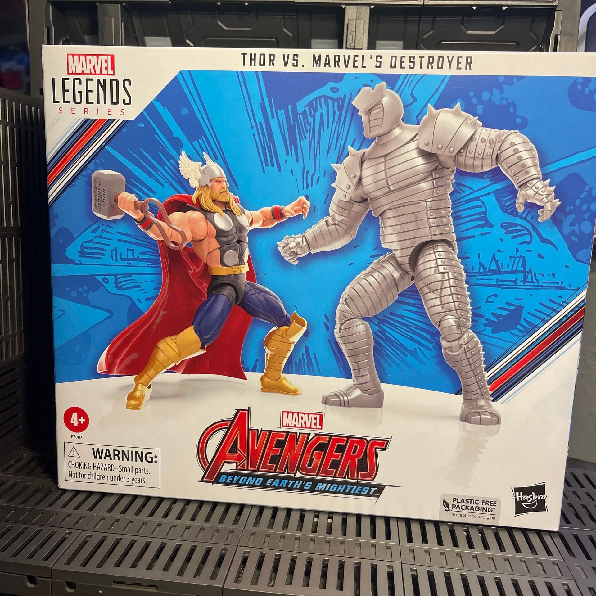 Figurine Thor vs. Marvel's Destroyer Hasbro Avengers: Beyond Earth's  Mightiest Marvel Legends