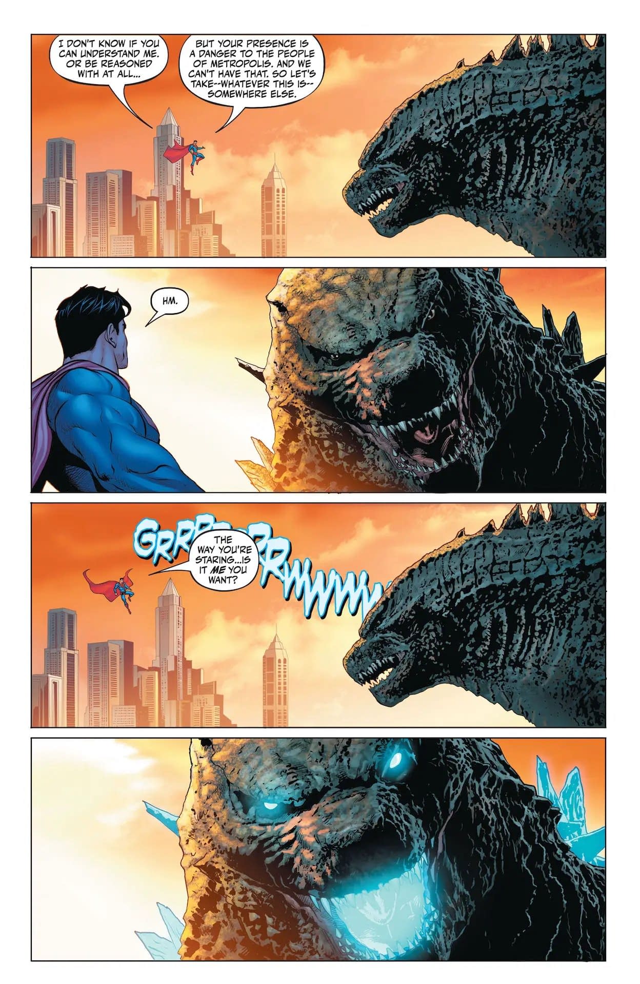 superman vs godzilla