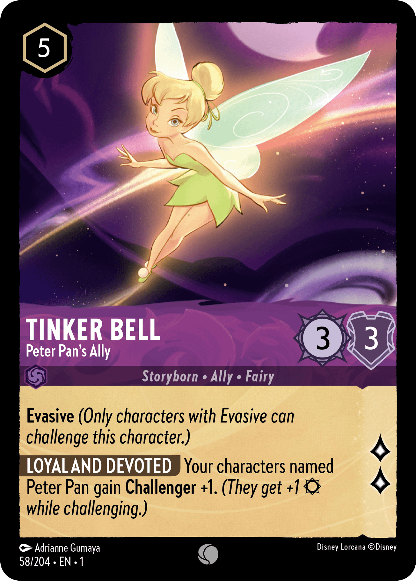 Disney Lorcana Spotlight - Denz Pick's - Giant Fairy Tinker Bell