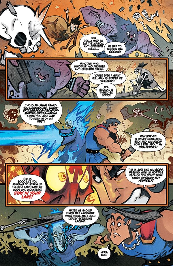 Interior preview page from Disney Villains: Hades #4