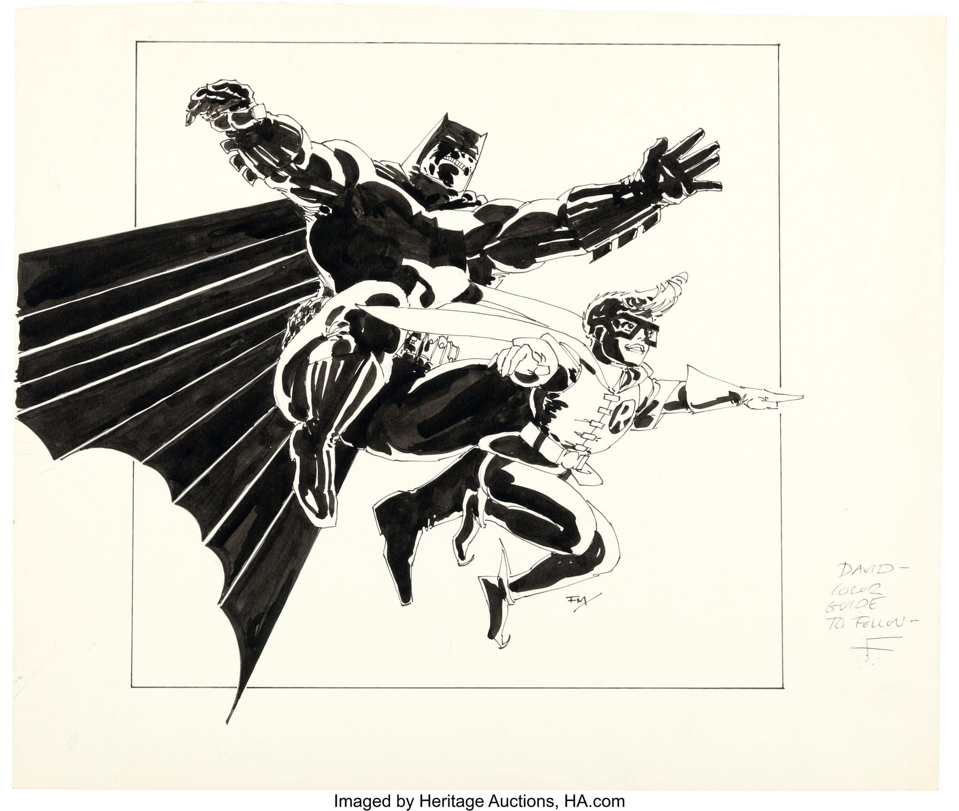 Frank Miller Dark Knight Sells For 210 000 After Legal Suit Settled Frank Miller Dark Knight Sells For 210 000 After Legal Suit Settled