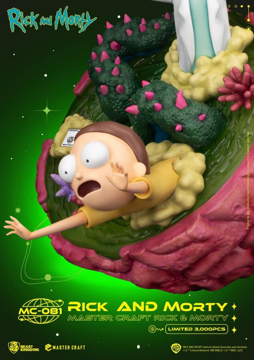 Beast Kingdom Debuts Limited Edition Rick & Morty Master Craft Statue 