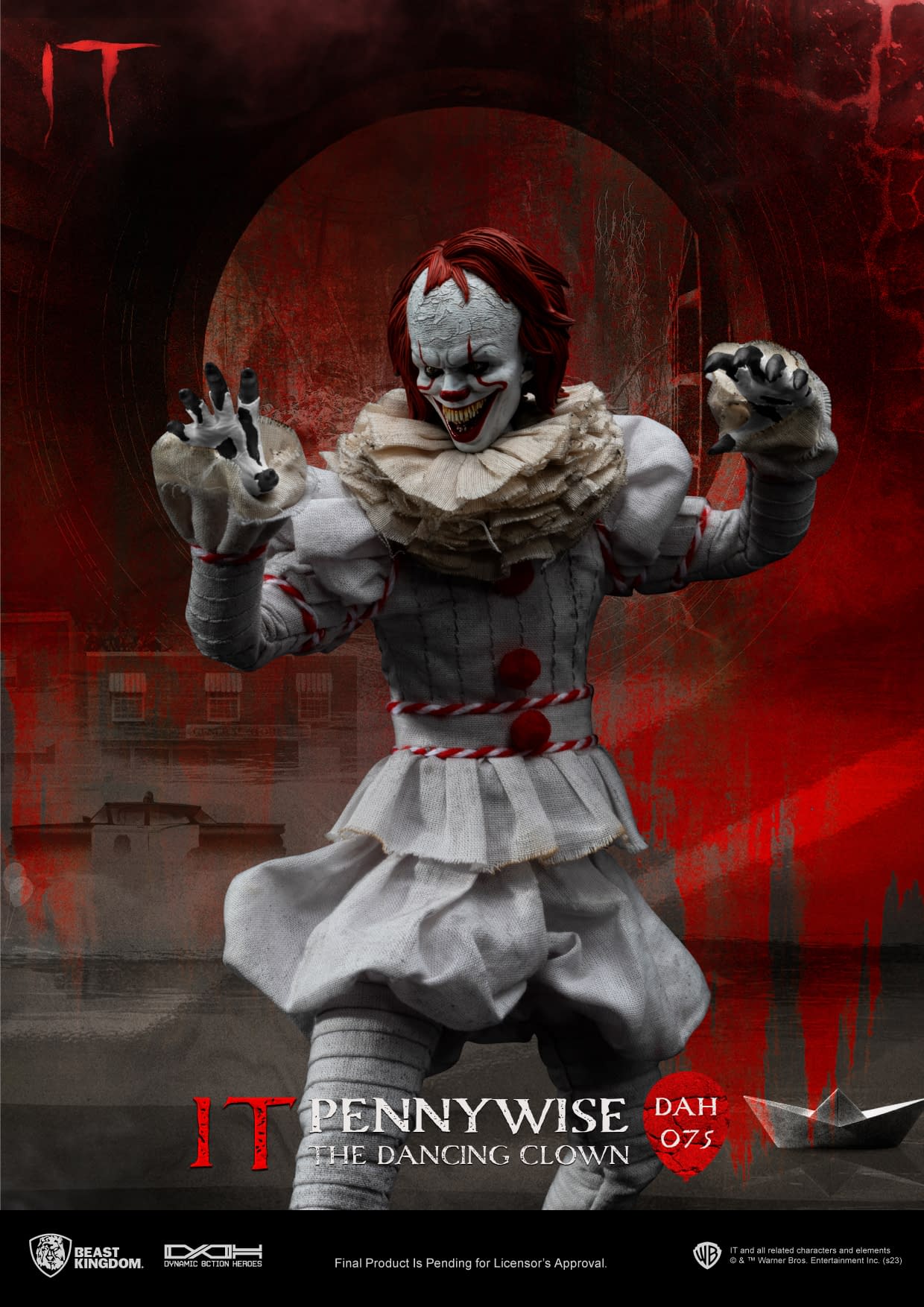 You'll Float Too with Beast Kingdom's New DAH Pennywise Figure