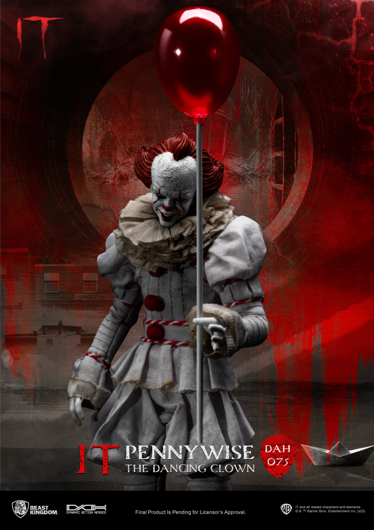 You'll Float Too with Beast Kingdom's New DAH Pennywise Figure