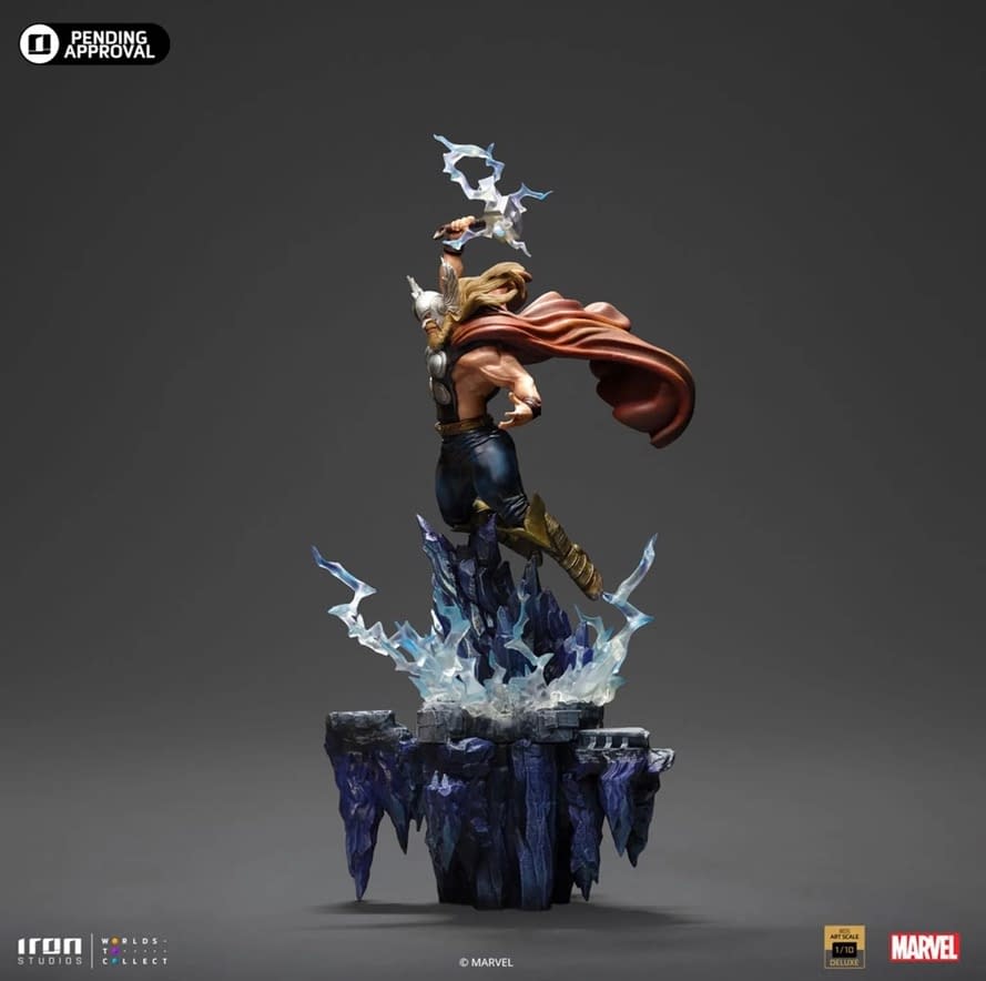 DC Comics Blue Beetle Takes Flight with New Statue from Iron Studios 