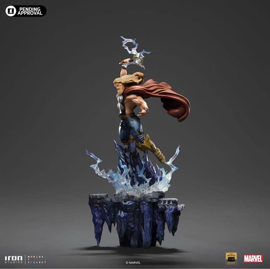 DC Comics Blue Beetle Takes Flight with New Statue from Iron Studios 