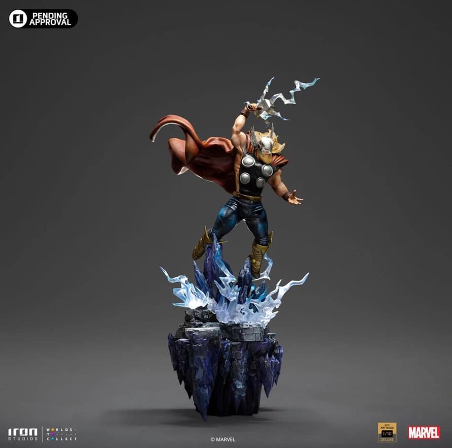 DC Comics Blue Beetle Takes Flight with New Statue from Iron Studios 