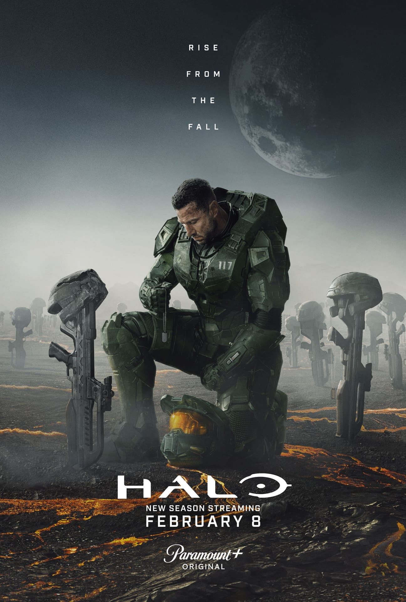 Halo Season 2 Key Art Poster Sees Master Chief Mourning The Fallen