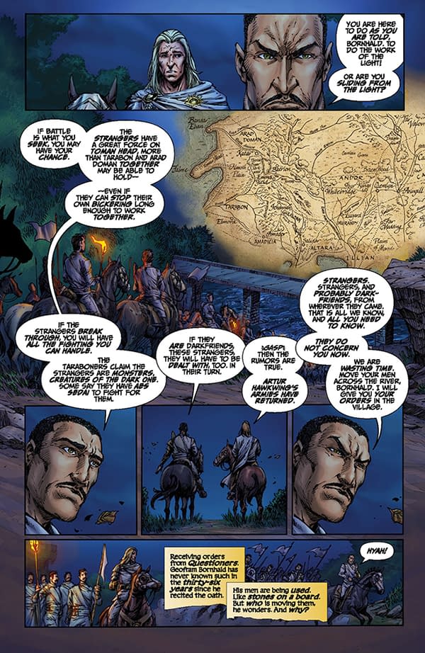 Interior preview page from Wheel of Time: The Great Hunt #2