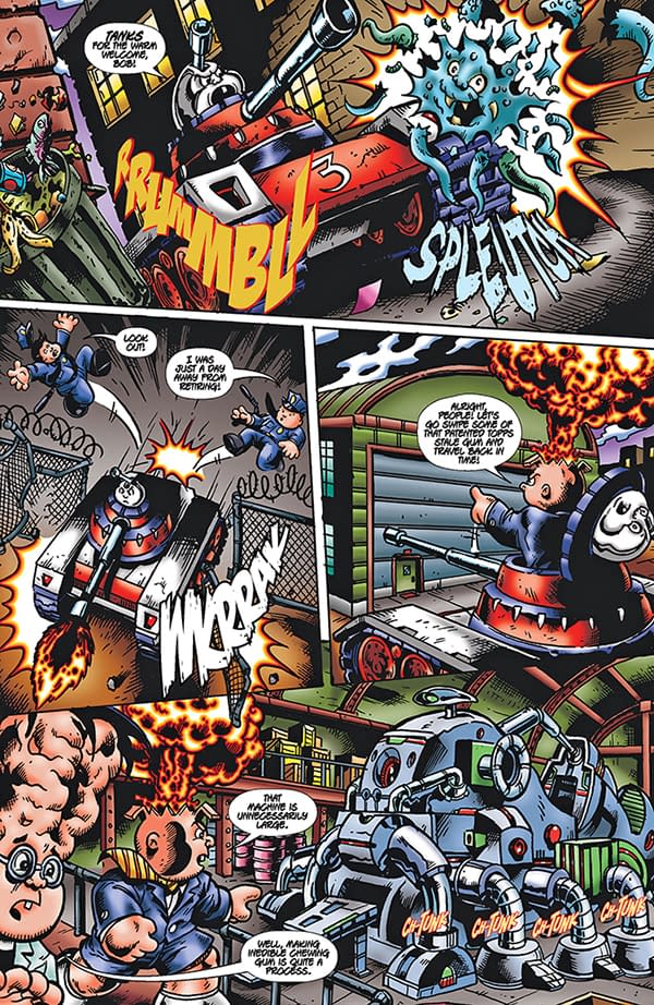 Interior preview page from Garbage Pail Kids: Trashin' Through Time #3