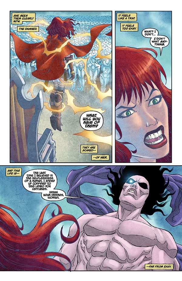 Interior preview page from Red Sonja #6
