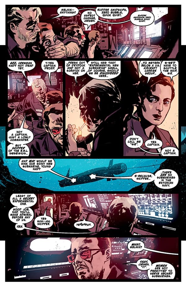 Interior preview page from Vampirella: Dracula Rage #4