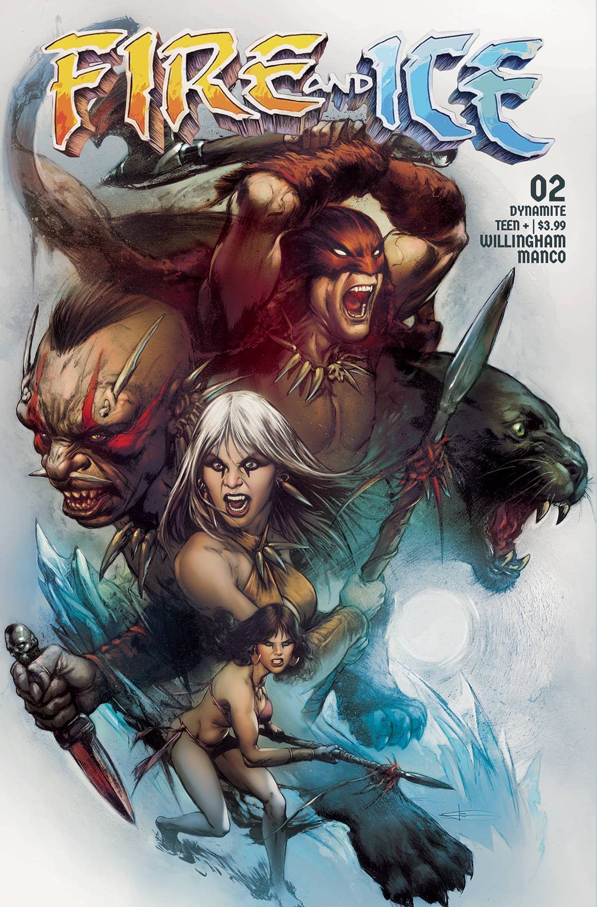 Cover image for FIRE AND ICE #2 CVR B MANCO