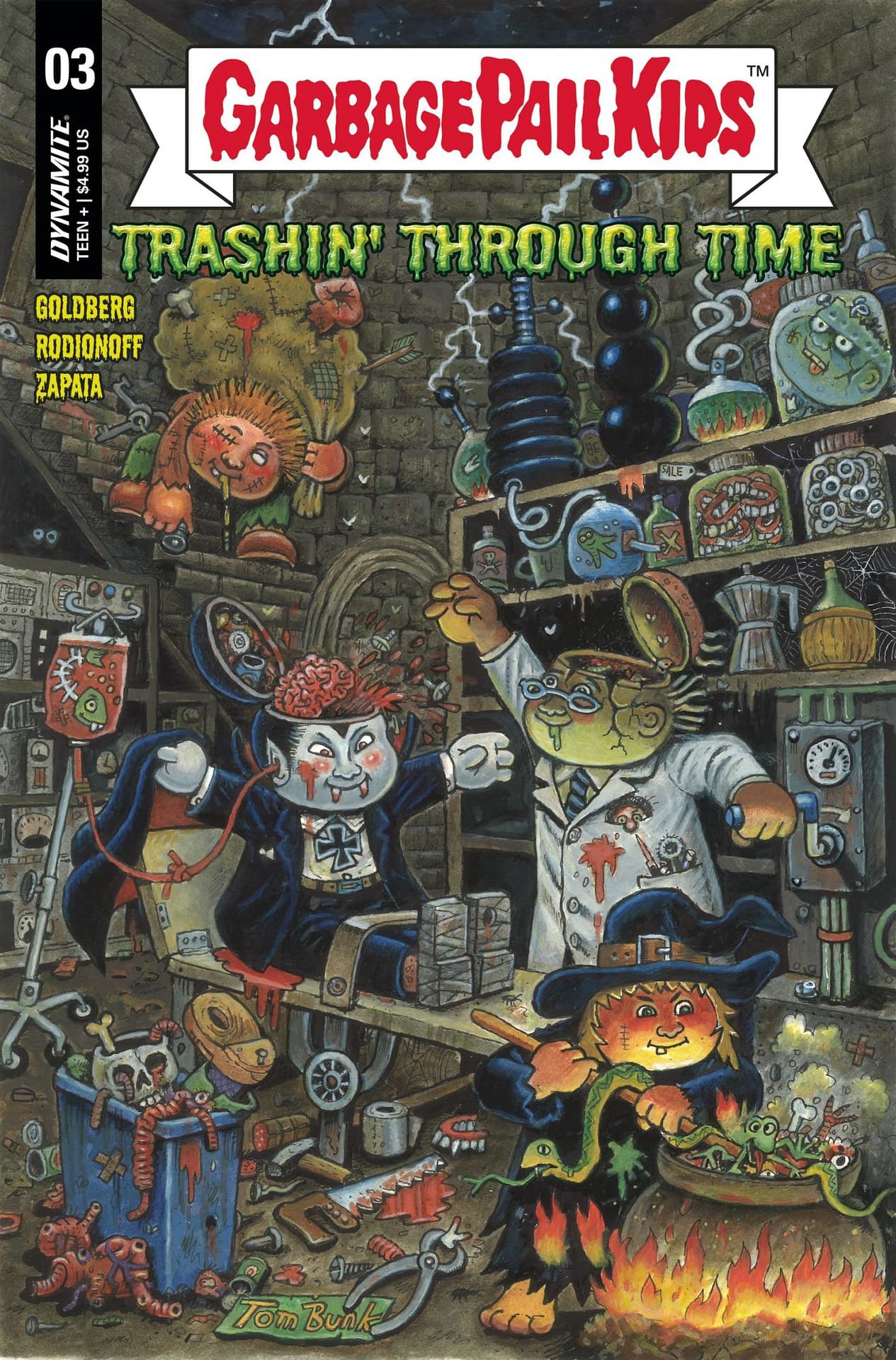 Cover image for Garbage Pail Kids: Trashin' Through Time #3