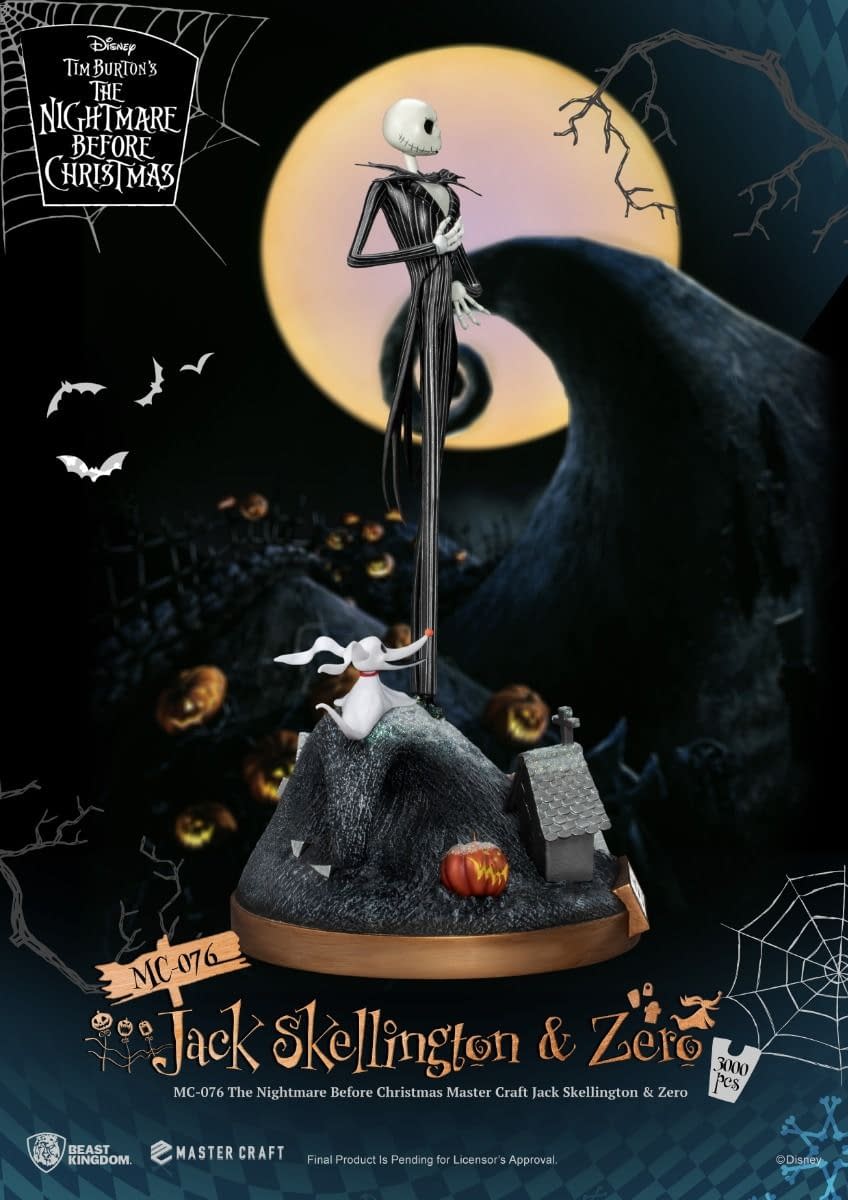 Beast Kingdom Debuts 3,000LE The Nightmare Before Christmas Statue 
