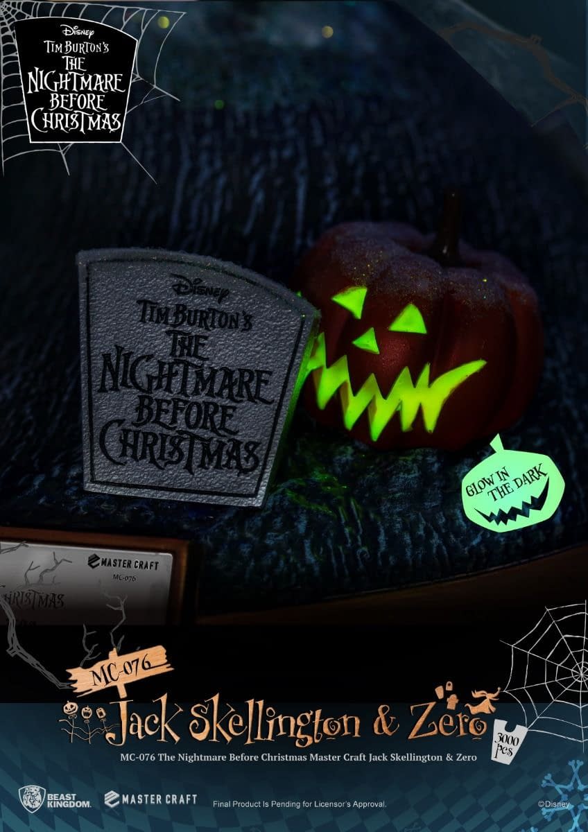 Beast Kingdom Debuts 3,000LE The Nightmare Before Christmas Statue 