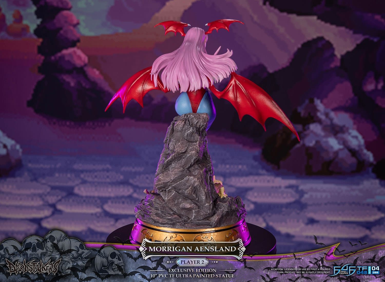 First 4 Figures Reveals New Darkstalkers Morrigan Player 1 & 2 Statue