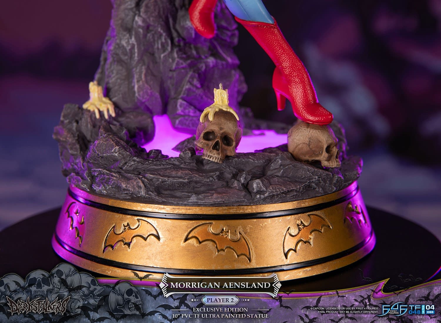 First 4 Figures Reveals New Darkstalkers Morrigan Player 1 & 2 Statue