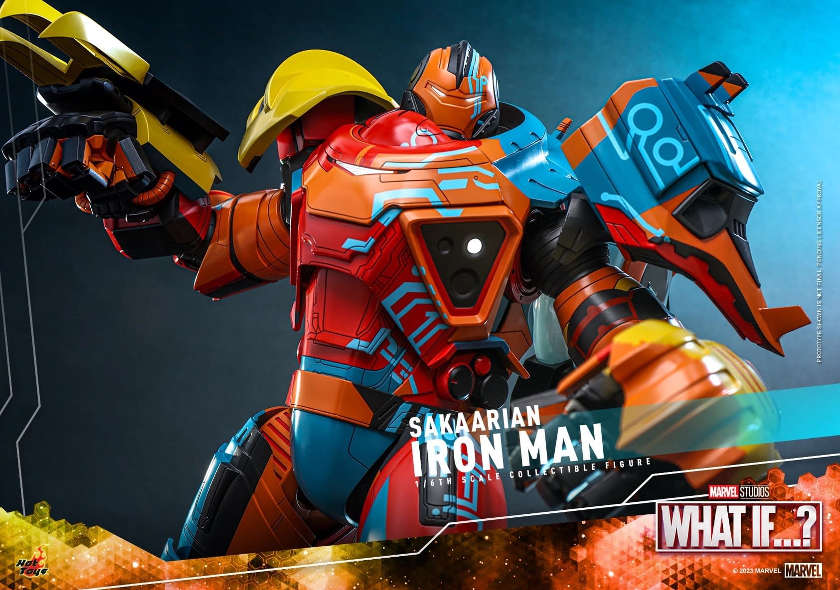 Hot Toys Reveals Marvel Studios What If…? Sakaarian Iron Man Figure 
