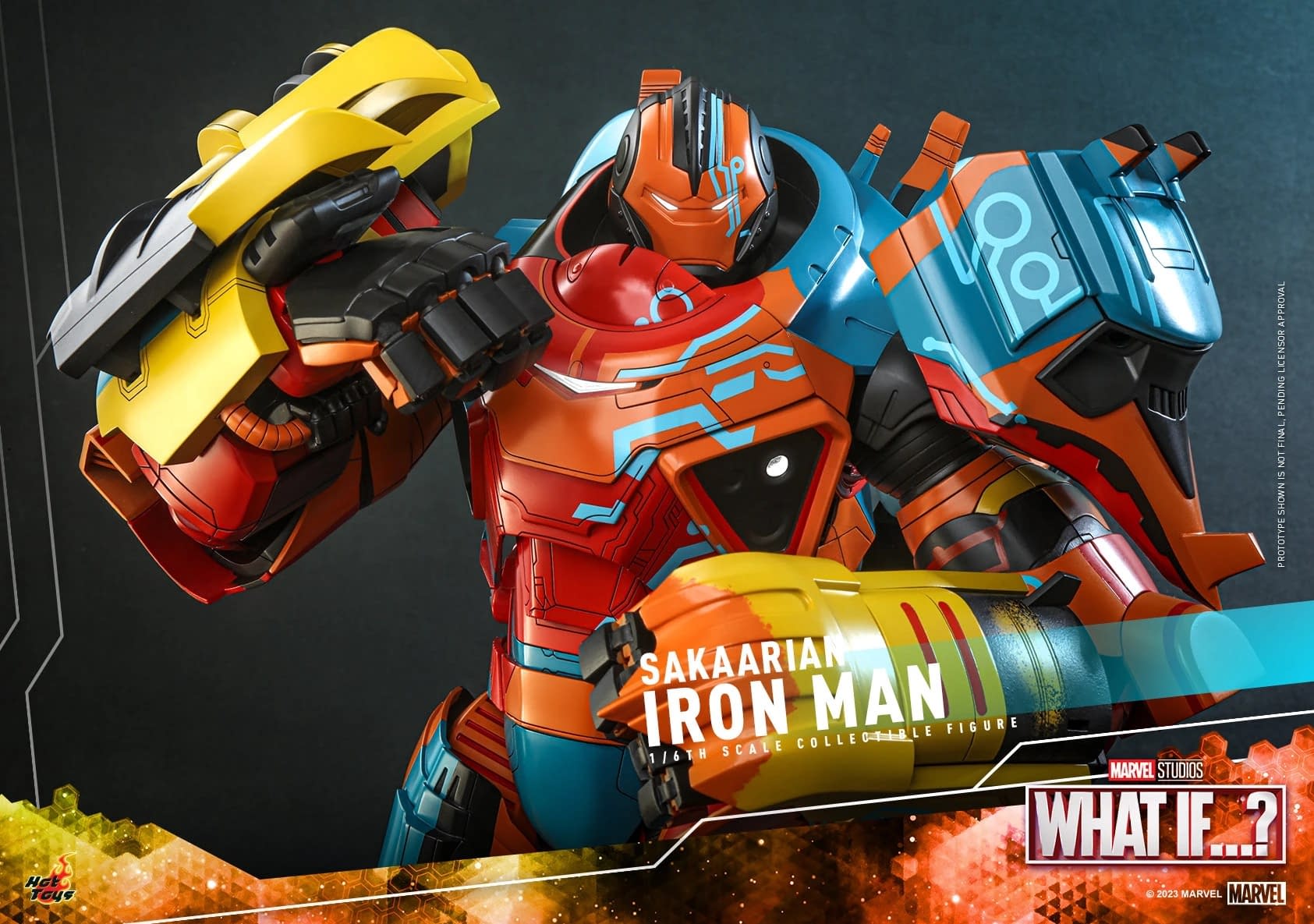 Hot Toys Reveals Marvel Studios What If…? Sakaarian Iron Man Figure 
