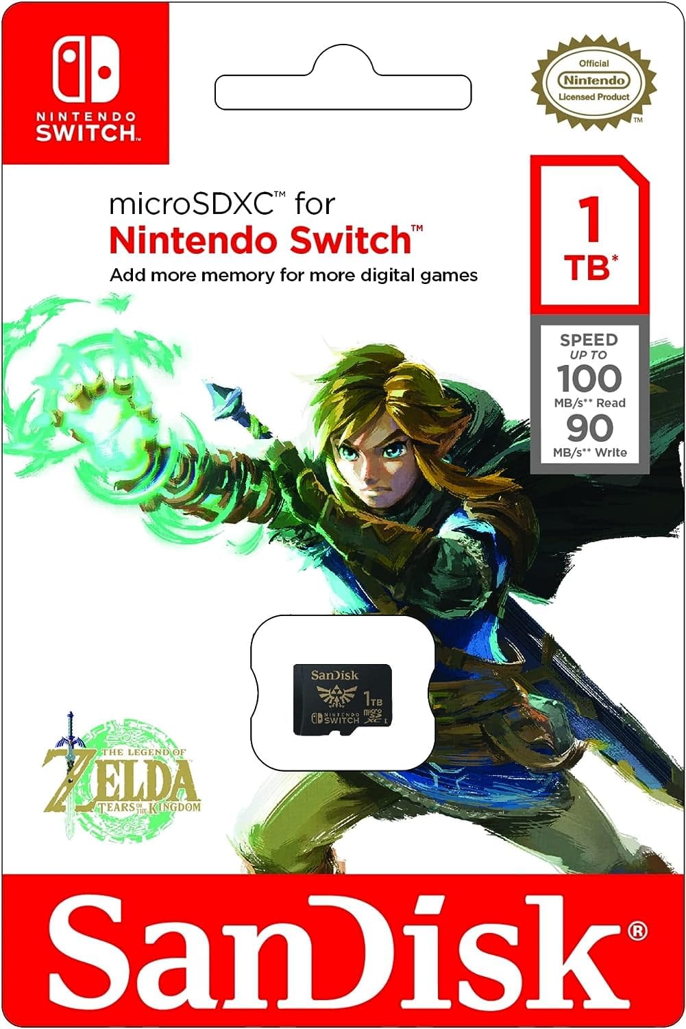 New Zelda and Yoshi microSD cards now available