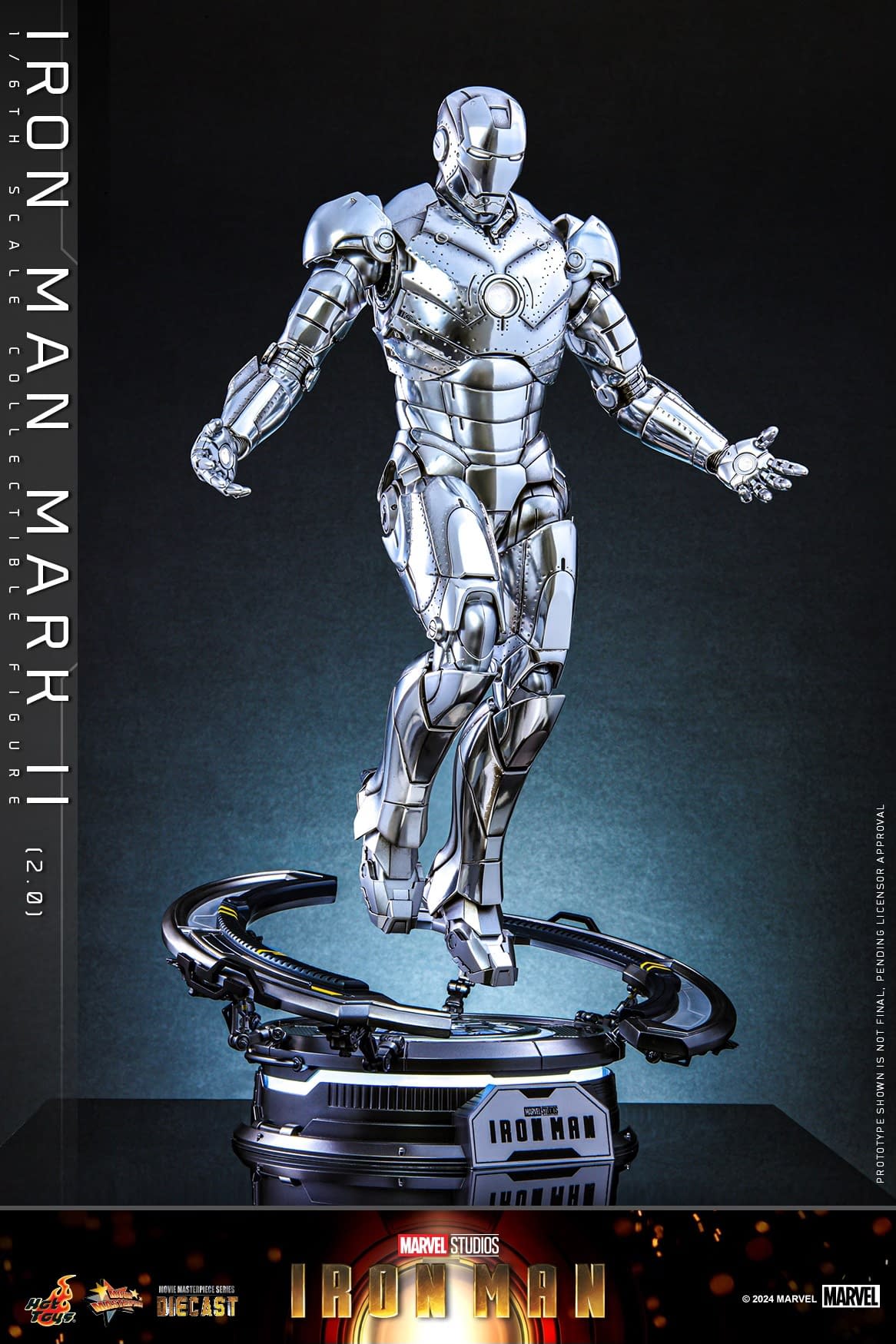 Hot Toys Kicks Off 2024 with New 1/6 Die-Cast Iron Man Mark II Figure