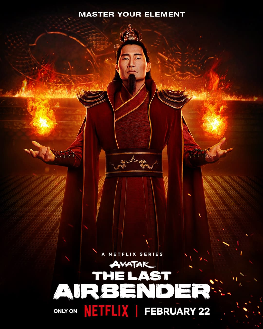 Avatar: The Last Airbender Character Posters Spotlight Fire Nation