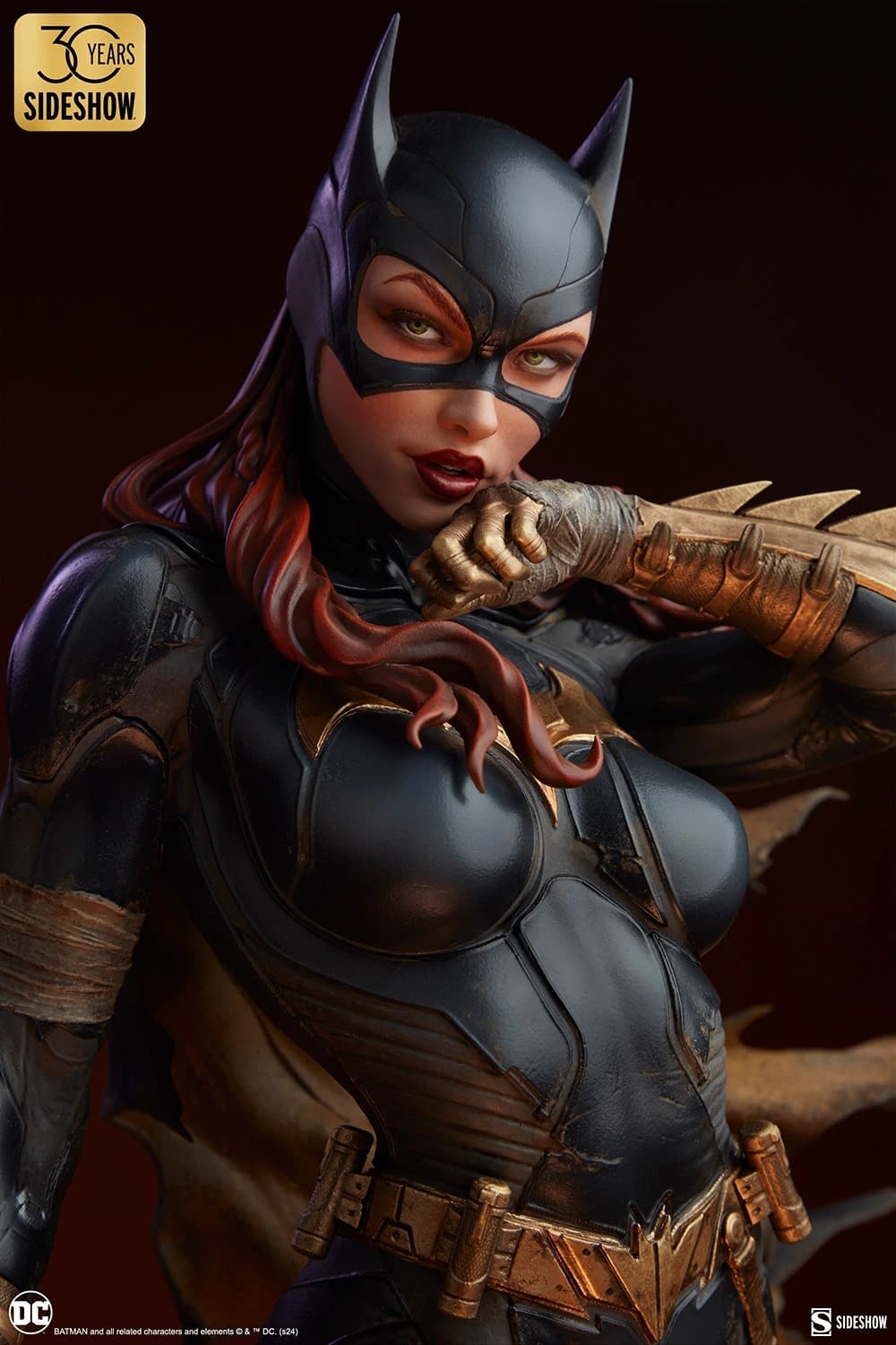 DC Comics Batgirl Takes Down Clayface with New Statue from Sideshow