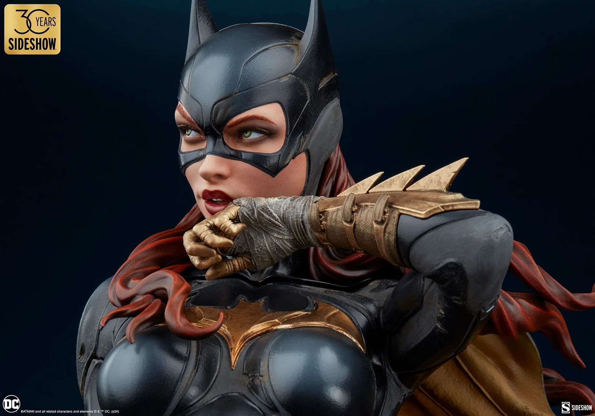 DC Comics Batgirl Takes Down Clayface with New Statue from Sideshow