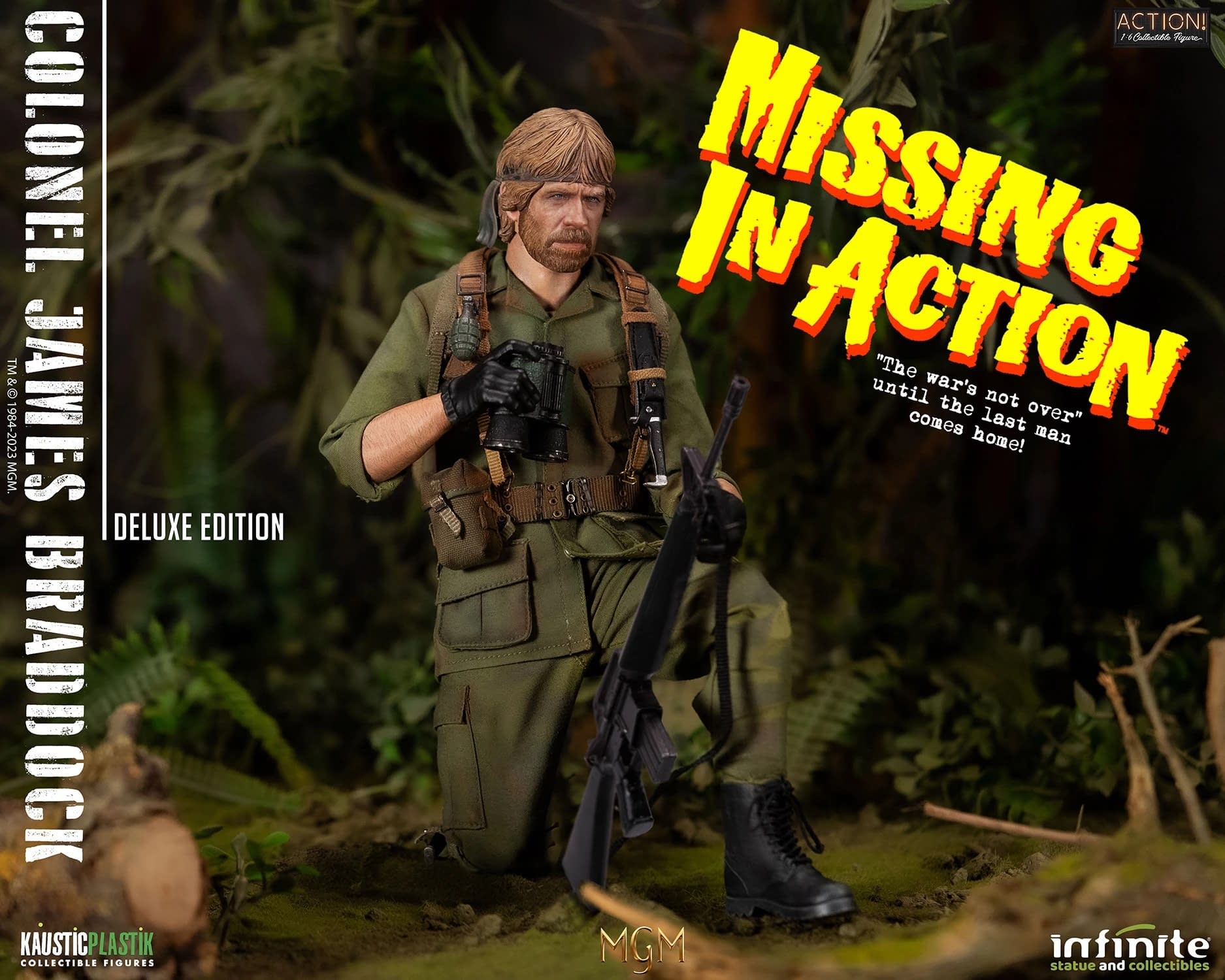 Infinite Statue Debuts New 1/6 Missing in Action Chuck Norris Figure