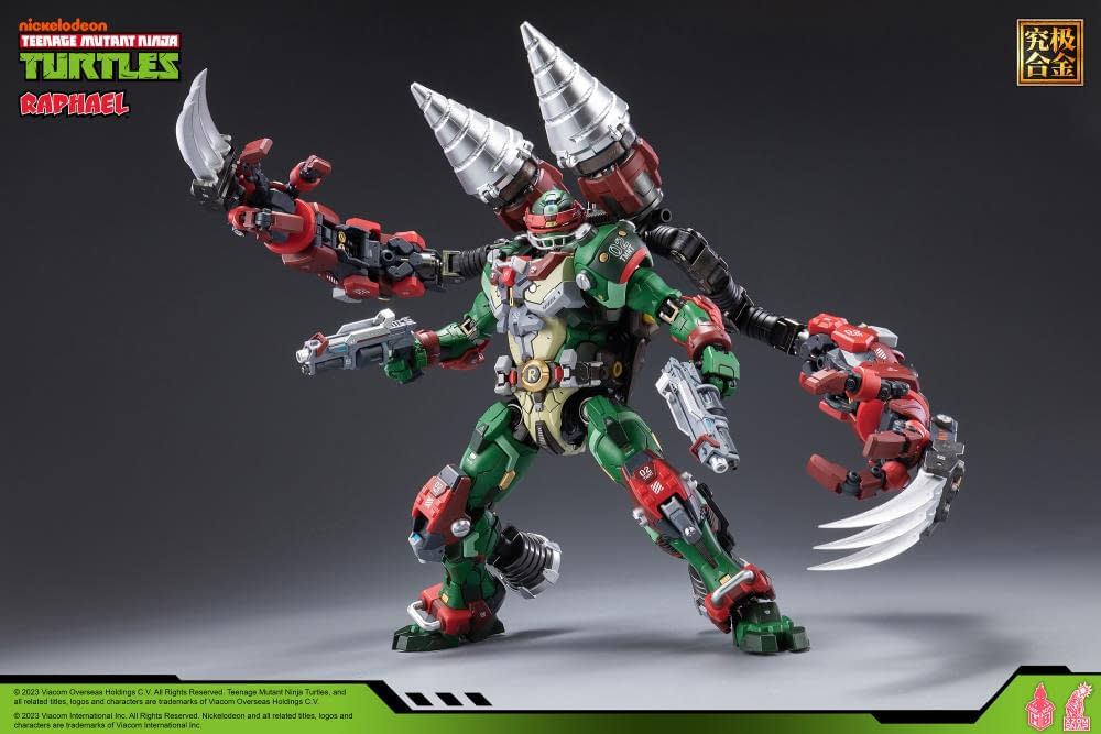 Teenage Mutant Ninja Turtles Mecha Raphael Arrives from Heat Boys