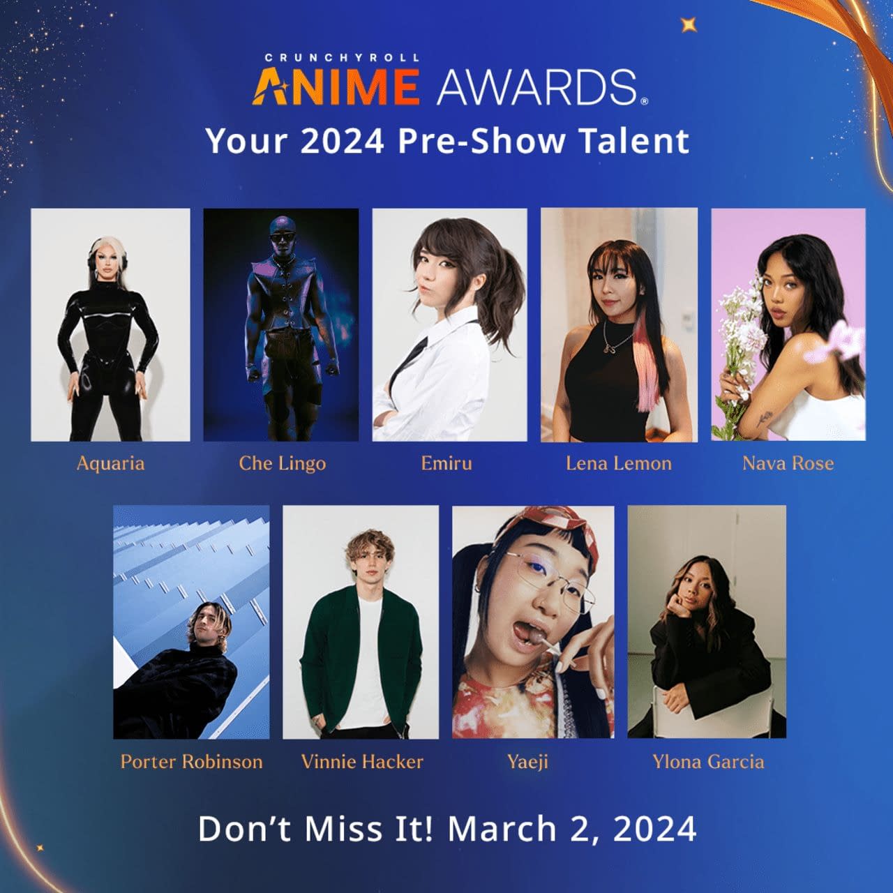 Crunchyroll Anime Awards 2024 Streams Live This Saturday Details