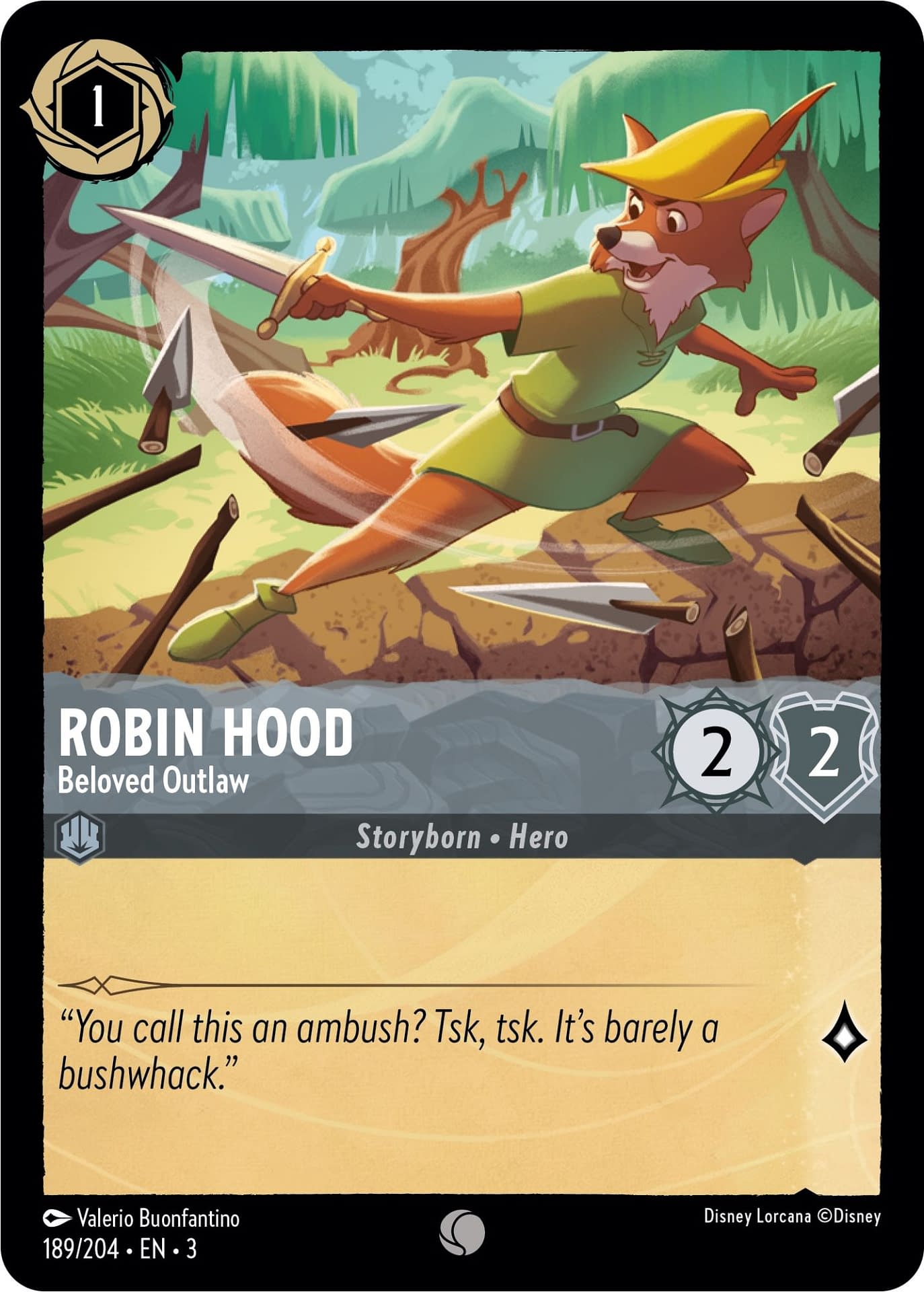Disney's Robin Hood Enters the Inklands for Disney Lorcana (Exclusive)