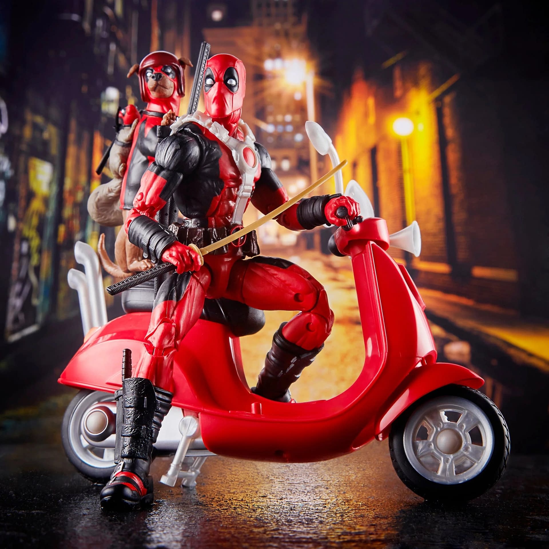 Marvel Legends Deluxe Deadpool with Scooter Returns from Hasbro 