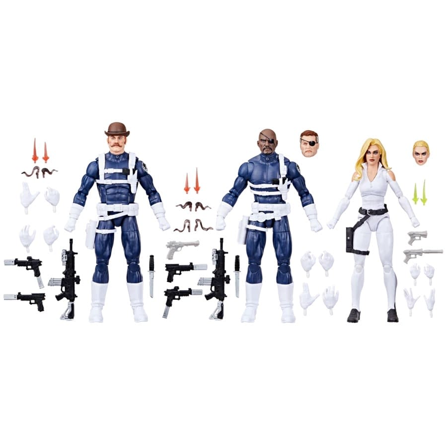 Build Up S.H.I.E.L.D. with Hasbro's Newest Marvel Legends 3-Pack