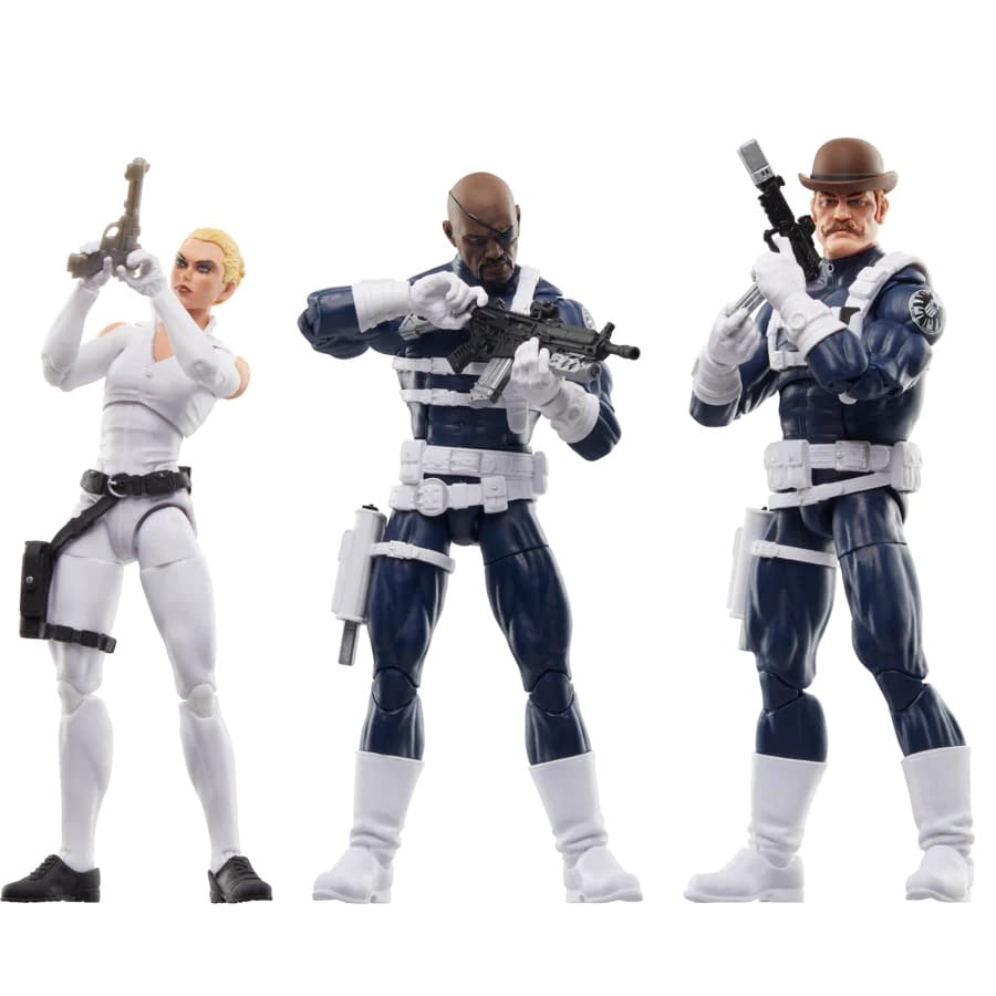 Build Up S.H.I.E.L.D. with Hasbro's Newest Marvel Legends 3-Pack