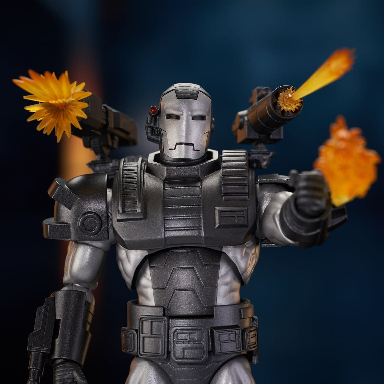 Marvel Comics War Machine Unloads with New Marvel Select DST Figure 