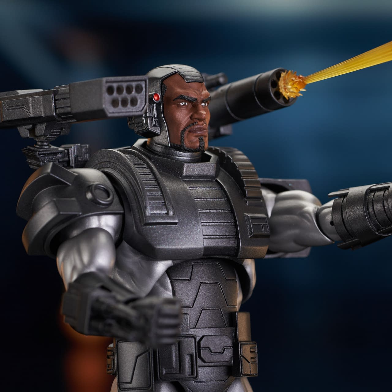 Marvel Comics War Machine Unloads with New Marvel Select DST Figure 