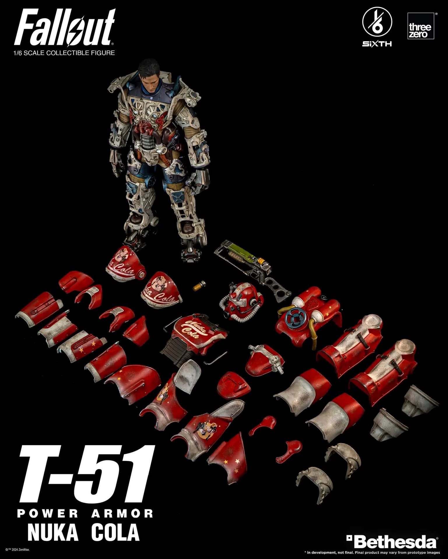 Threezero Announces Fallout Nuka Cola T-51 Power Armor 1/6 Figure