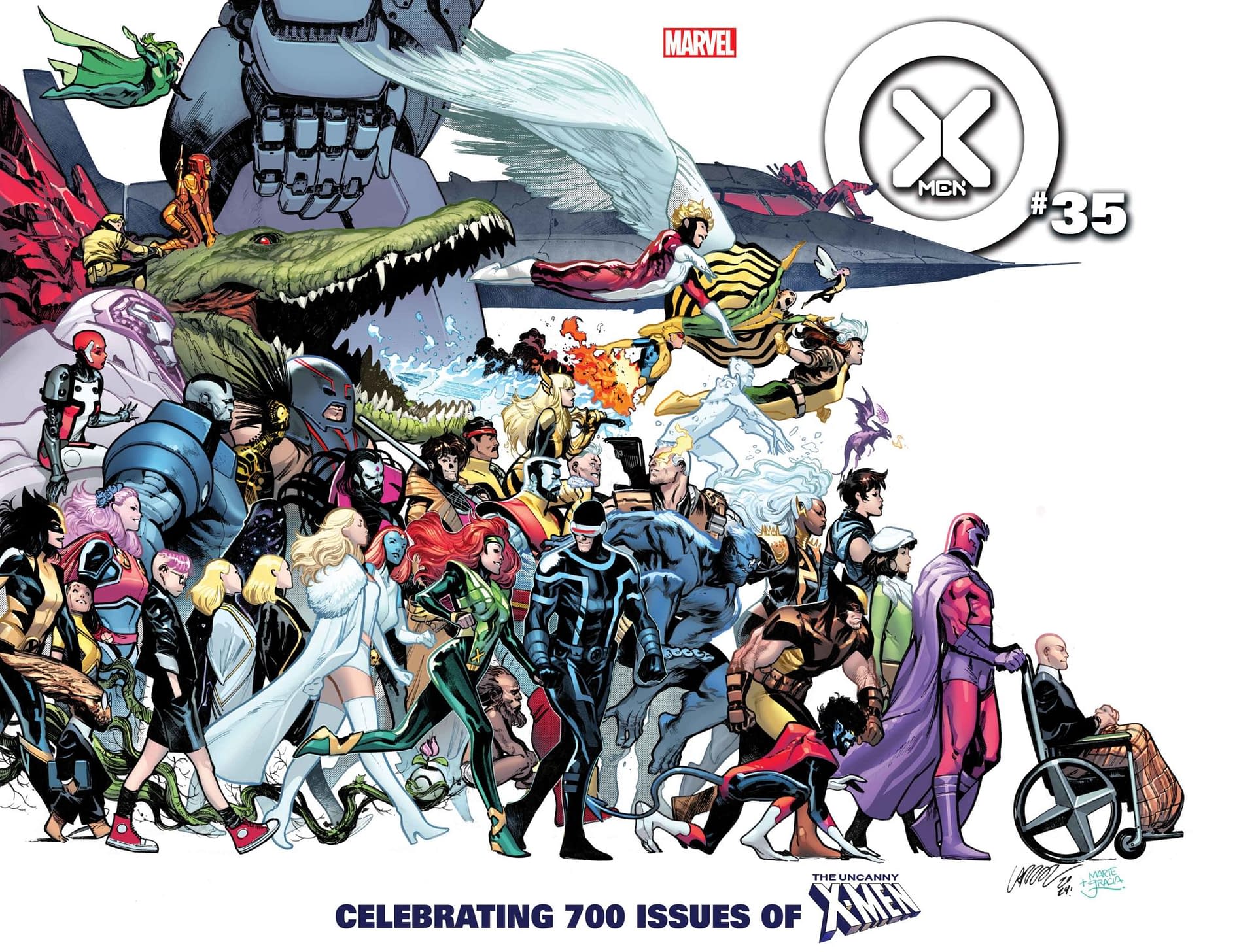 Chris Claremont Returns For Uncanny X Men 700 X Men 35 In June 2024   XMEN2021035 700 Cover 